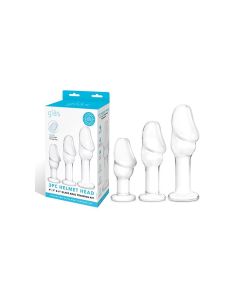 Glas Helmet Head Anal Training Kit - Set of 3