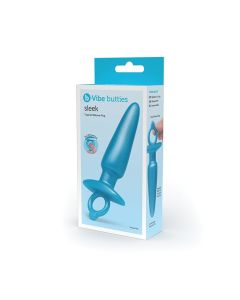 b-Vibe Butties Sleek Tapered Plug - Blue